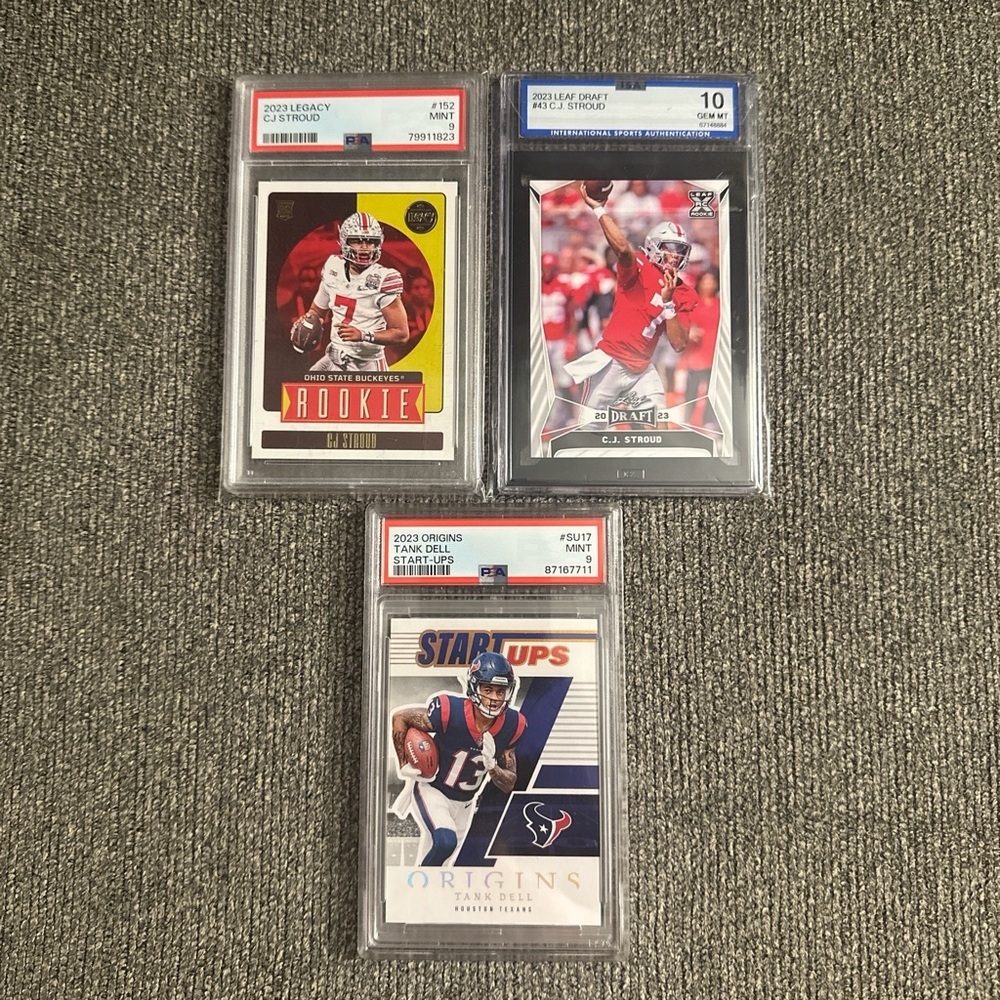 Houston Texans Graded Lot (4)